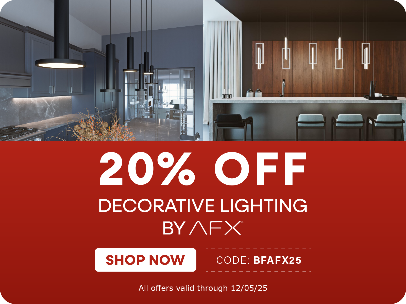 20% Off All Decorative Lights By AFX